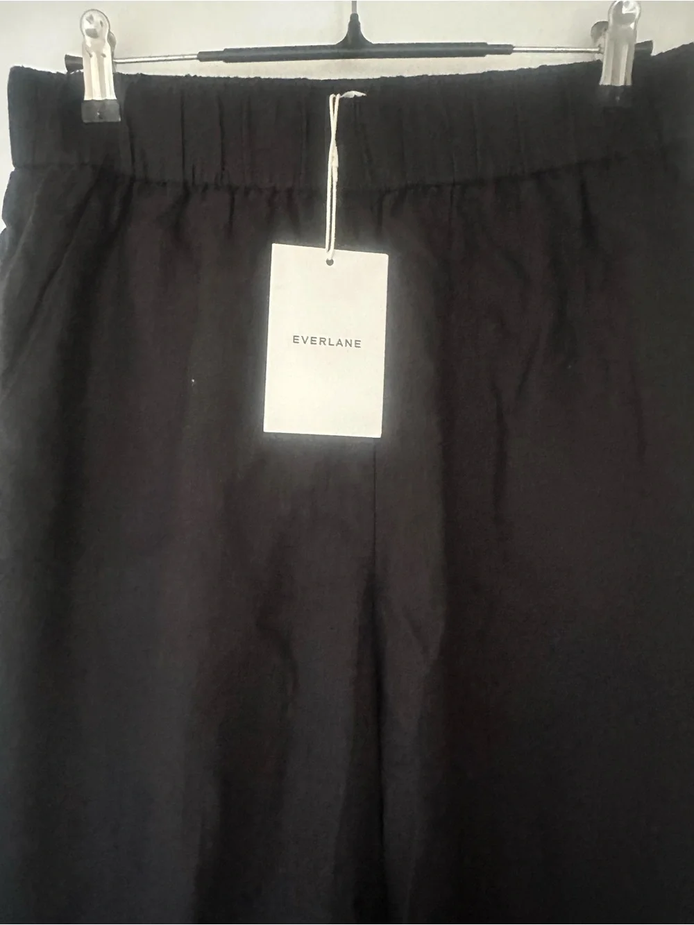 ✨ Everlane Breathable European Linen Pull-On Pants • Size M • Black (NWT)